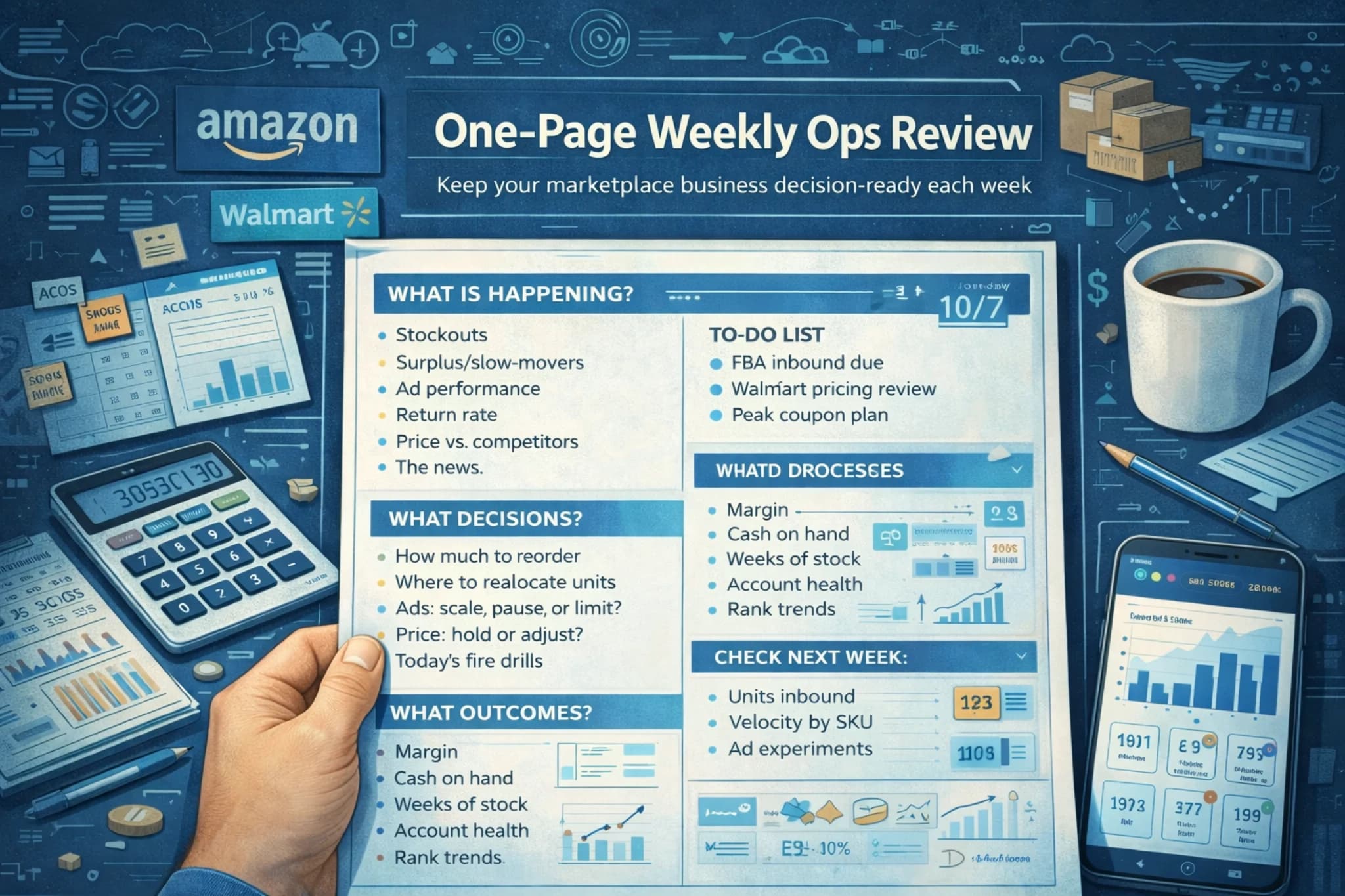 Cover Image for The One-Page Weekly Ops Review That Prevents Fire Drills